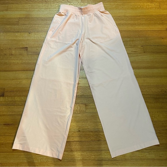 Lululemon Size 4 Swift Mid-Rise Wide-Leg Pant Full Length Peach Bellini (a3 - Picture 5 of 16